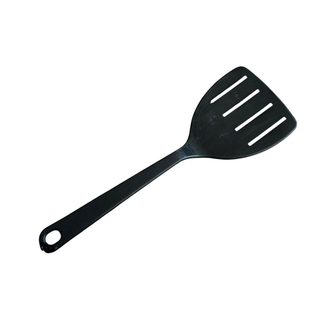 Vintage Tailor Made 4 Slot Spatula Turner Flipper Nylon‎ Plastic Black